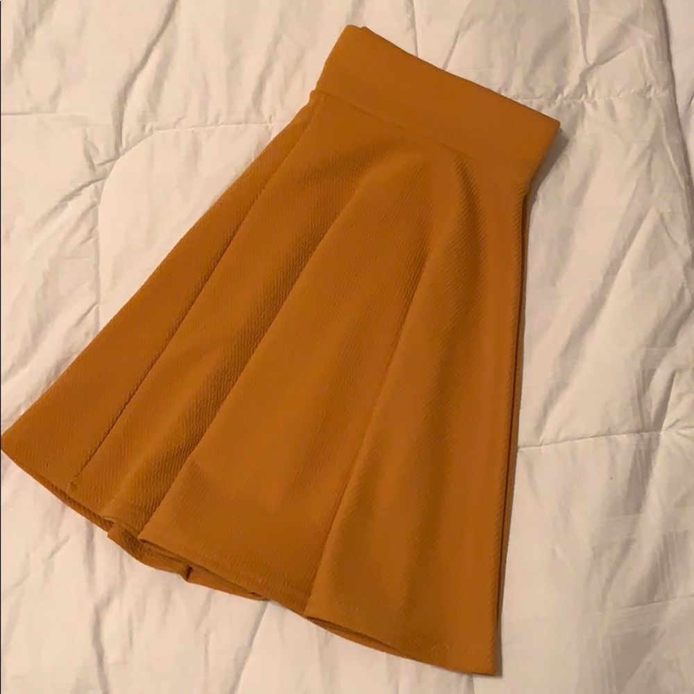 FINAL PRICE {Urban CoCo} yellow skater skirt